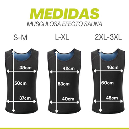 Musculosa Modeladora Efecto Sauna + Remeras Deportivas 3 x 1
