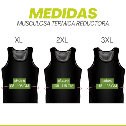 Musculosa Camiseta Modeladora Efecto Sauna - 2 x 1